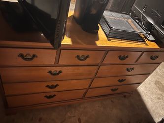 Brown dresser