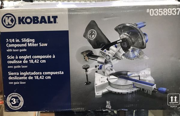 Kobalt 0358937 7 1/4” sliding compound miter saw for Sale in Hollywood