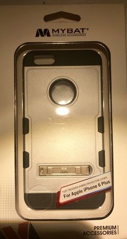 Iphone 6 plus Case ( New) silver and black