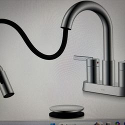 NIB- Chrome Pull Down Bathroom Faucet
