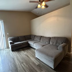 Grey Sectional Couch 