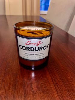 Strange Gent “Corduroy” Candle ($25 OBO)