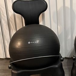 Gaiam Classic Yoga Ball And Chair