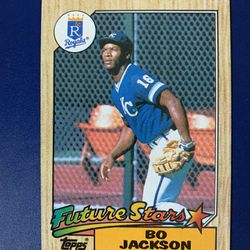 1987 Topps Bo Jackson Rookie Baseball Card 