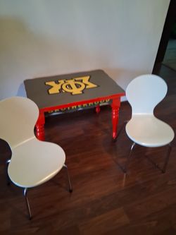 Table and chairs