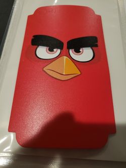 Red agree birds for iPhone 7 ////3M skin, this is NOT Hard Case.