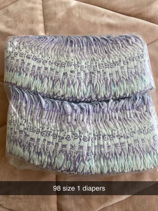 Size 1 Diapers 