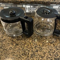 EXCELLENT 12 CUP GLASS COFFEEPOTS AUTOMATIC DRIP BREW COFFEE POTS - 2 AVAILABLE