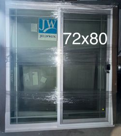 Patio sliding door 72x80 brand new