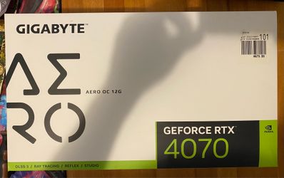 Geforce RTX 4070 Nividia Gigabyte Aero OC 12G