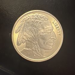 2021 This is a privately minted silver round featuring the Buffalo Nickel design.