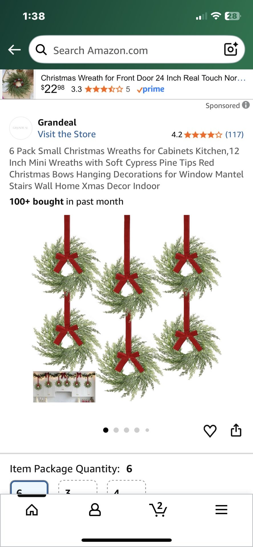 Christmas Wreaths. 20 Dollars