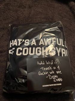 awful lot of cough syrup hoodie 