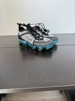 New Nike Air VaporMax 2019 Thunder Grey Shoes GS AJ2616-012 Sz 4Y / Women Sz 5.5