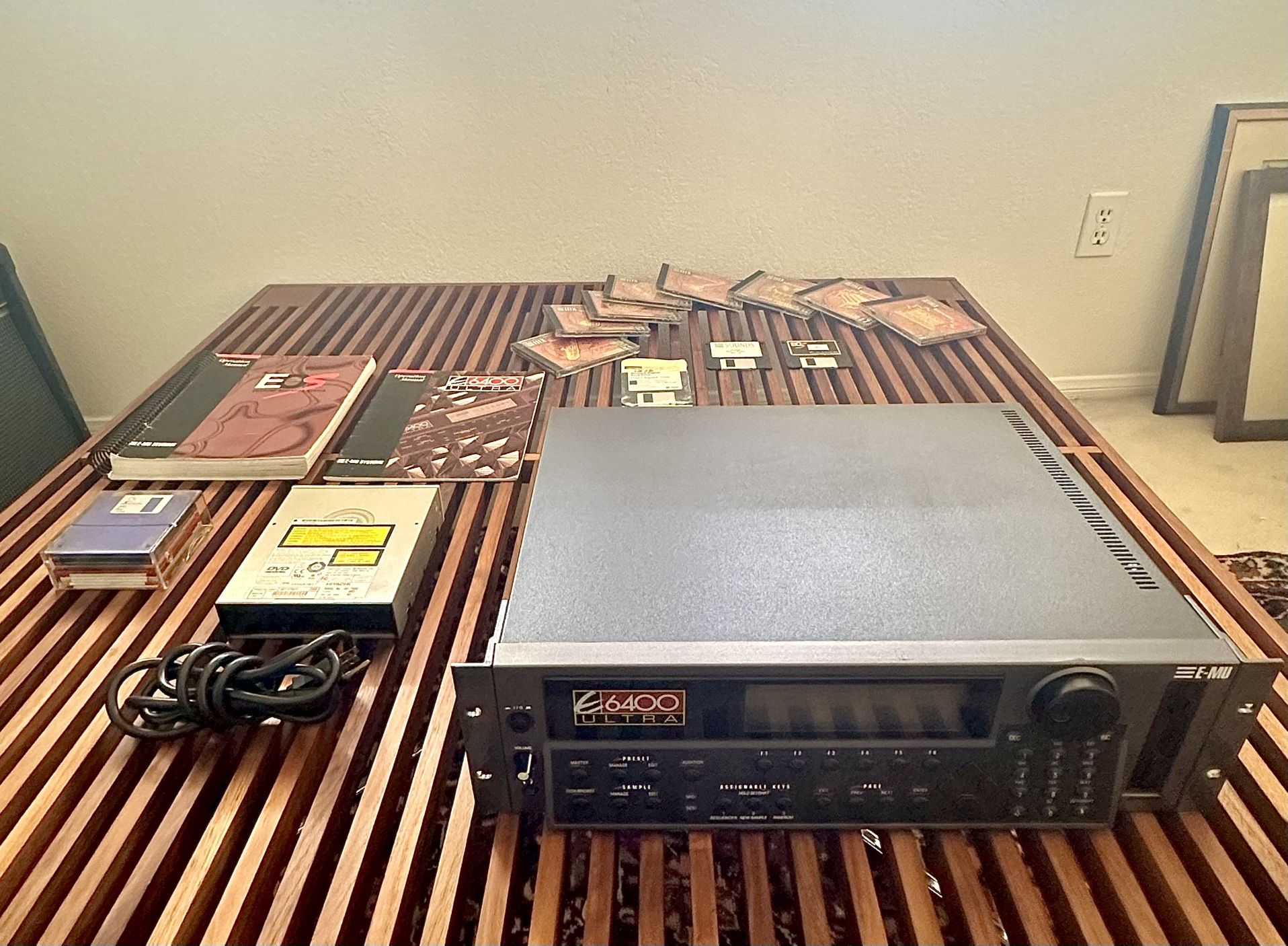 E-MU 6400 Ultra Series Hardware Sampler Mint Sample Libraries Extras