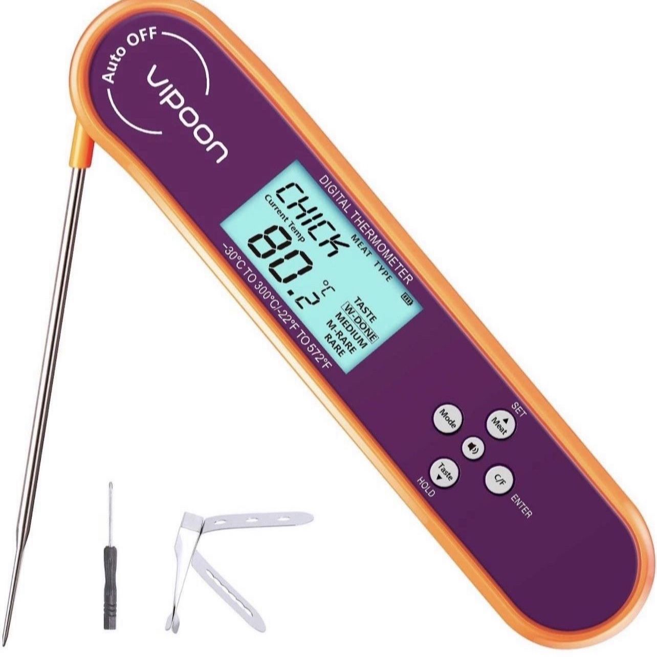Food Thermometer Kitchen Thermometer -50 To 300'C Instant Read