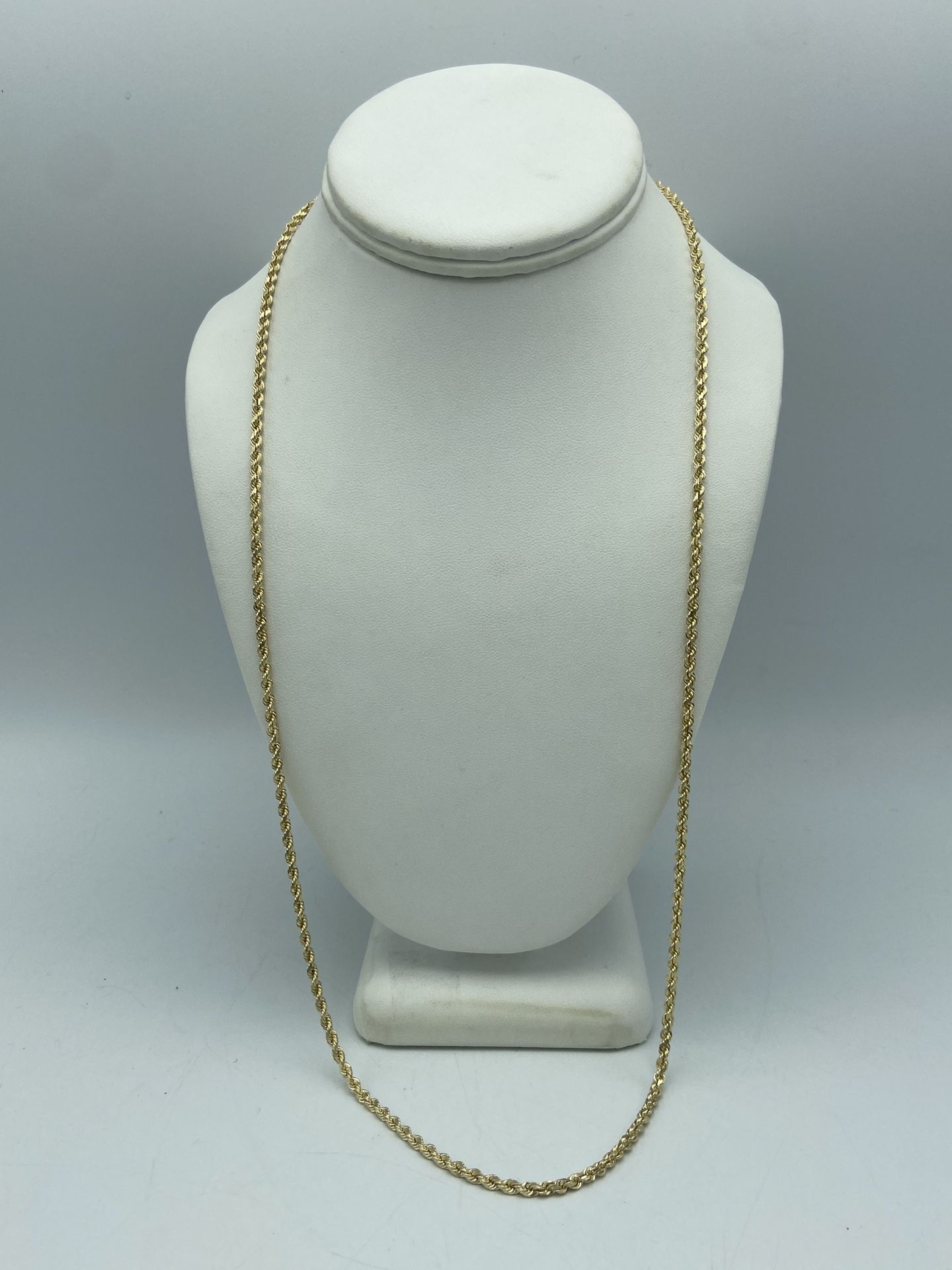 14kt Yellow Gold Rope Chain 24”