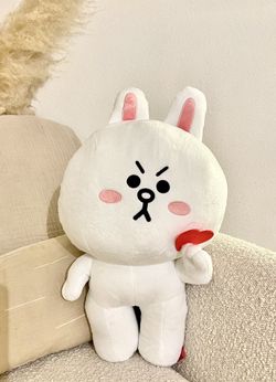 BRAND NEW W/ TAG • Large LINE FRIENDS Cony Rabbit Plush 