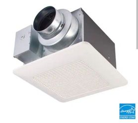 Panasonic WhisperCeiling DC Fan, with Pick-A-Flow Speed Selector 50, 80 or 110 CFM and Flex-Z Fast Installation Bracket