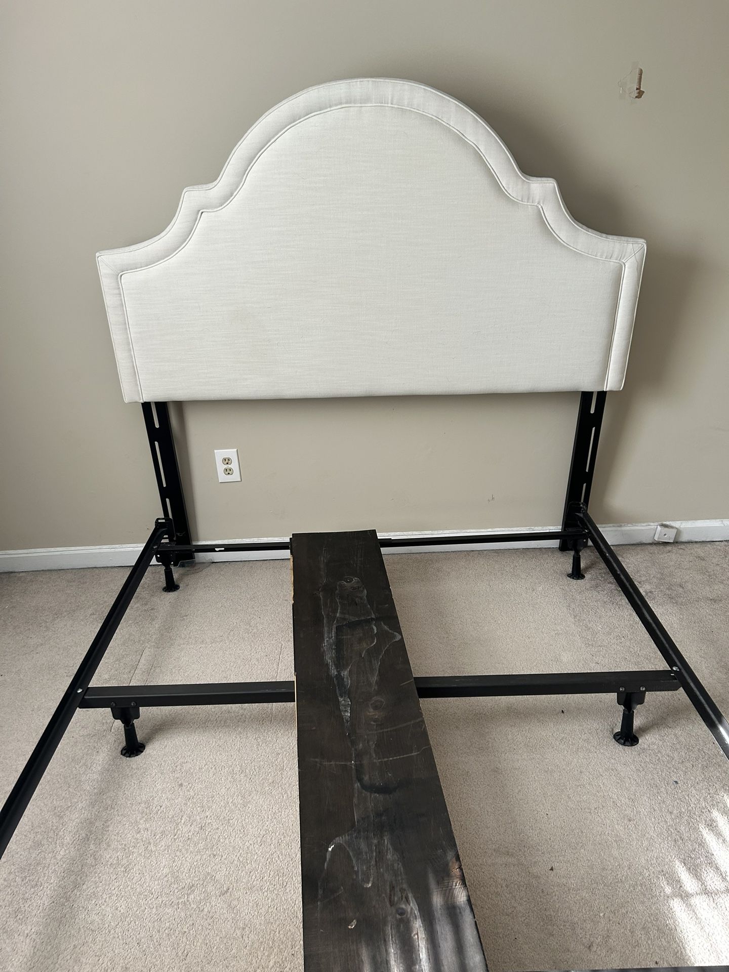 Queen Headboard and Bed Frame