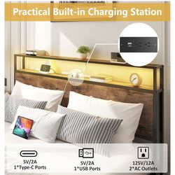 QUEEN SIZED BED FRAME AND TV STAND