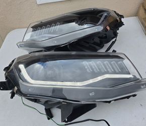 16-18 Chevrolet Camaro LED DRL Projector Headlights Luces Focos Micas Faros Faroles Headlamps Chevy