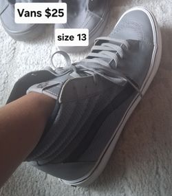 Size 13 Nike Air Force $30 Vans $25