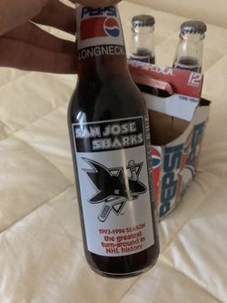 1993 San Jose Sharks Pepsi 4-Pack