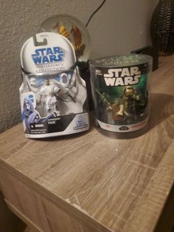 Star wars toys Legacy addition and Order 66 figures in original packaging