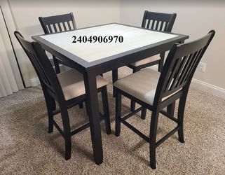 New stock 5pc counter height dining table set special