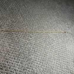 rope bracelet real gold