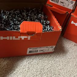 HILTI #(contact info removed) Concrete Nails – Box of 1,000 (7 Available)