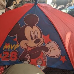 New W TAGS Disney Mickey Mouse Kids Umbrella.Make Offer