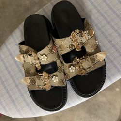 Women's slippers beach shoes summer women's sandals flip flops flat shoes casual women's dress sandals, size 9