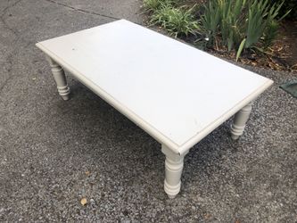 Solid wood coffee table