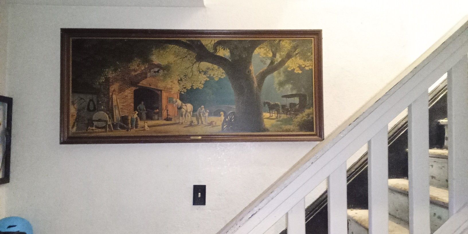 The Smithy Painting By Paul Detlefsen