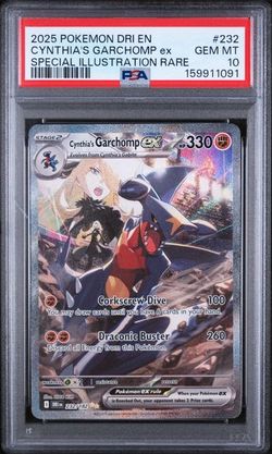 Pokemon card Cynthia’s Garchomp PSA 10