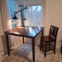 Table And 4 Chairs .. Countertop Height