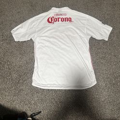 Atletica Toluca Soccer Jersey White Red XL Officially Licensed