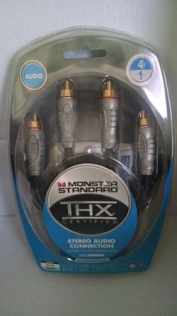 Monster Standard THX certified stereo audio connection