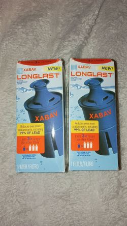 XABAV Longlast Water Pitcher Replacement Filters – 2 Pack (New)