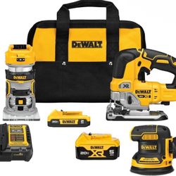 DEWALT 20V MAX 3-Tool Woodworking Combo