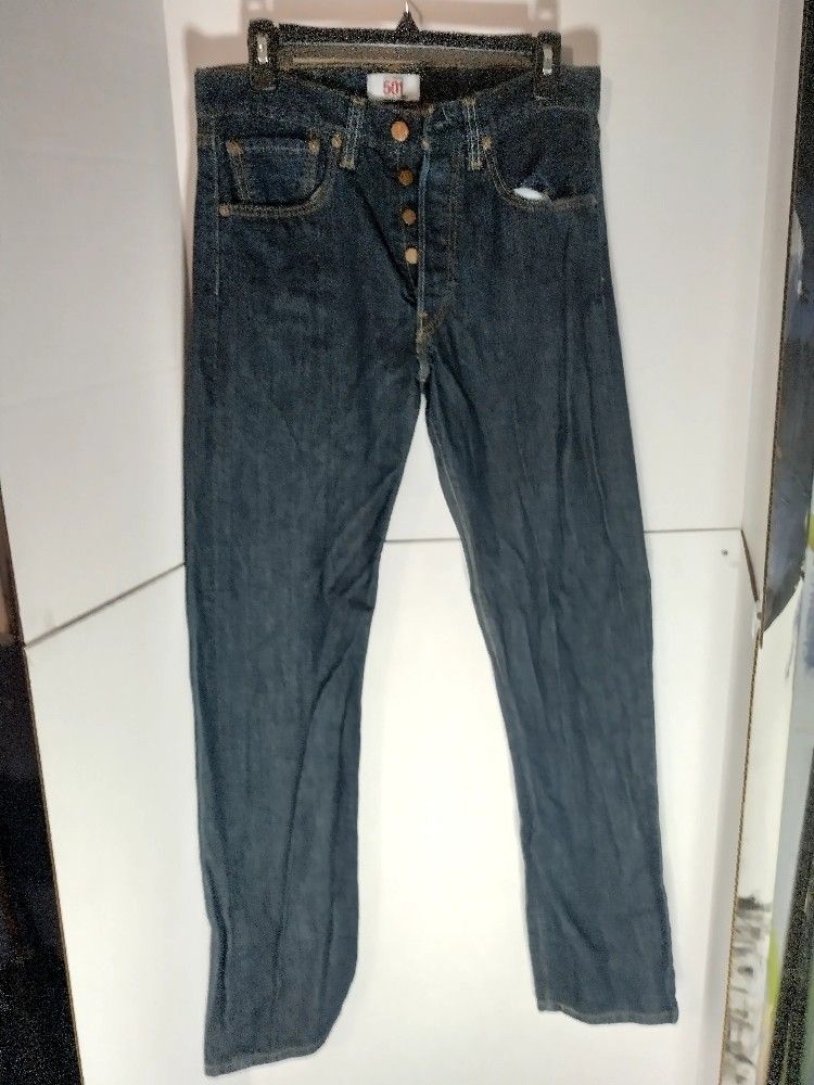 Levi Strauss Original Fit 501 Button Fly Jeans 31x34