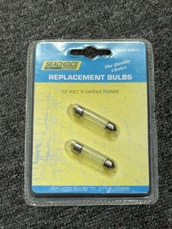 SEACHOICE REPLACEMENT BULBS 12 Volt (Quantity:2)