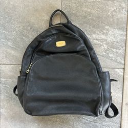 Michael Kors Black Leather Bag Pack 