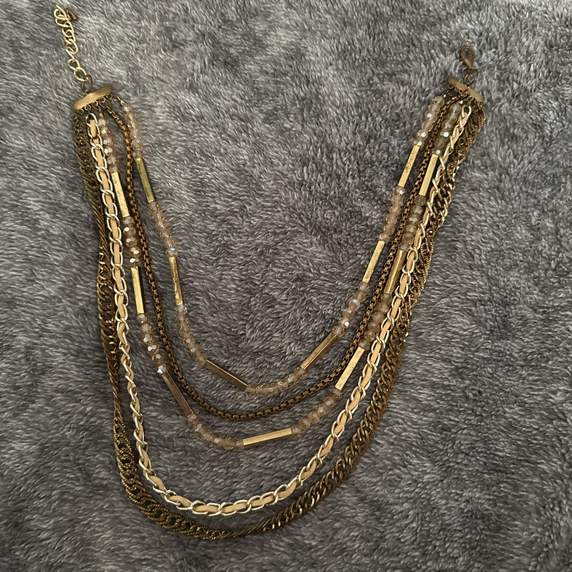 Multi strand necklace