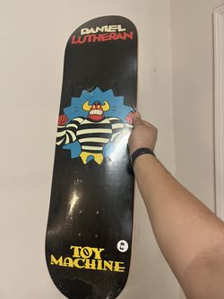 Toy machine Pro 8.38 Daniel Lutheran skateboard Deck