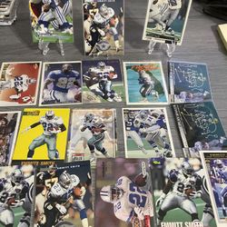 Emmitt Smith Football Card Lot 