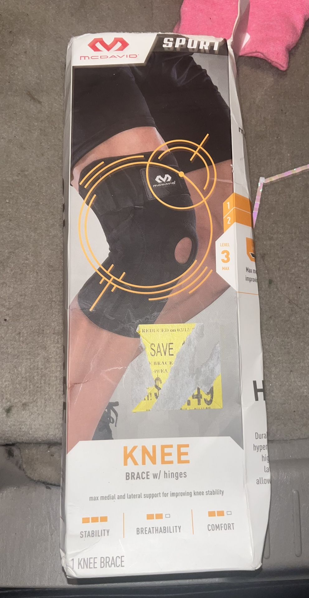 McDavid Knee Brace W/ Dual Hinge Support for Support and Relief, Small/medium