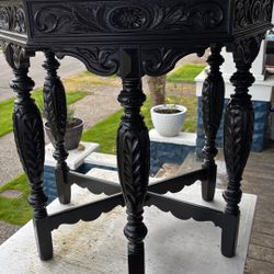 Antique octagon table